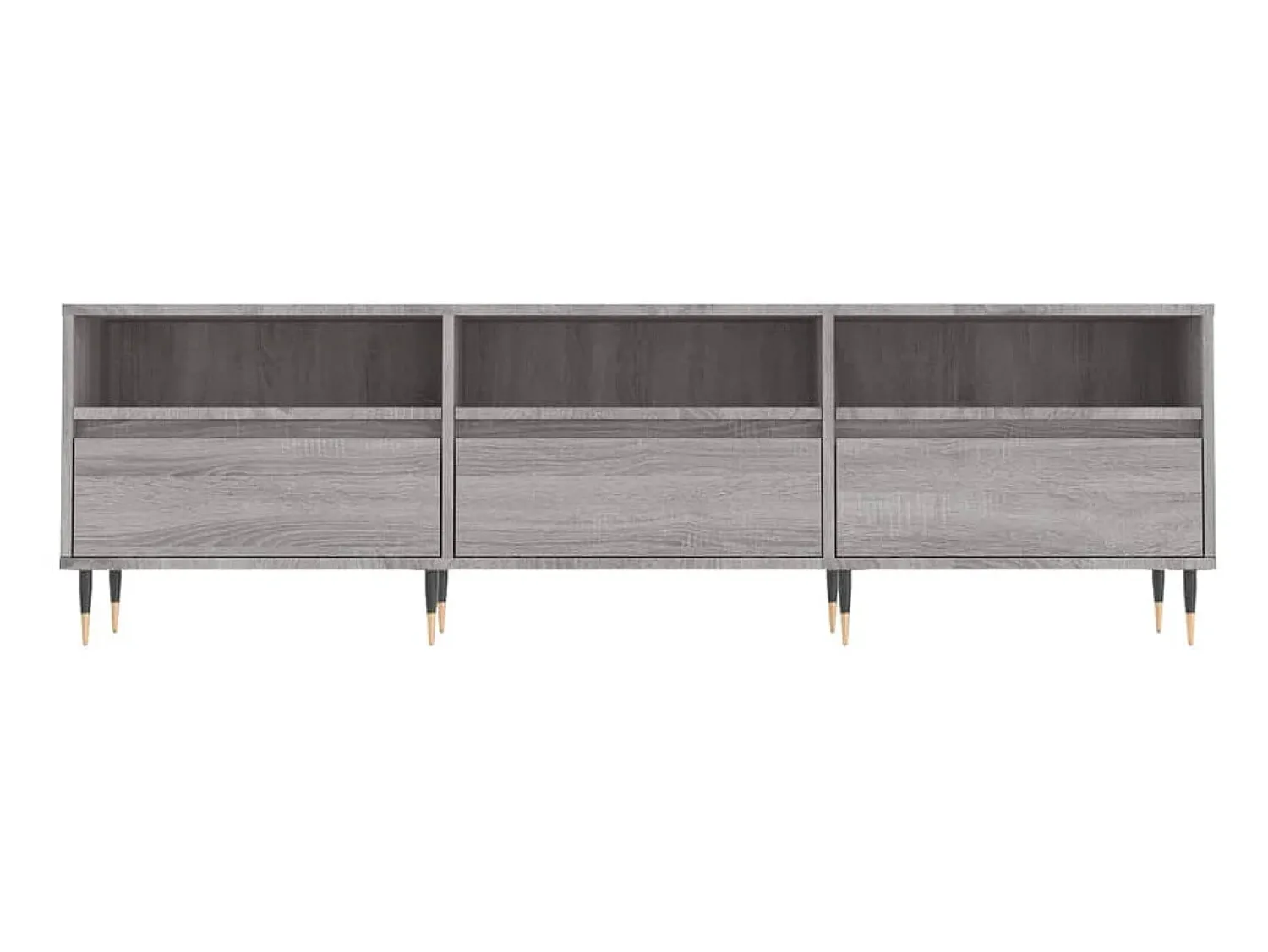 Móvel de TV 150x30x44,5 cm derivados de madeira sonoma PT629099^ Móvel De Tv