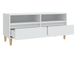 Móvel De Tv|vidaxl Móvel de TV 100x34,5x44,5 cm derivados de madeira Branco