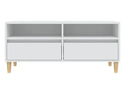 Móvel De Tv|vidaxl Móvel de TV 100x34,5x44,5 cm derivados de madeira Branco
