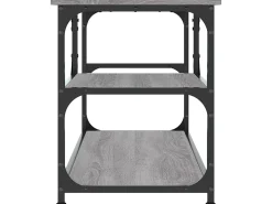 Móvel De Tv| Móvel de TV 103x38x46,5 cm derivados madeira/aço cinza sonoma PT629114 Cinzento