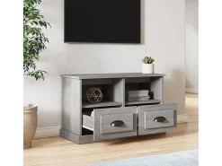 Móvel De Tv| Móvel de TV 80x35x50 cm derivados de madeira sonoma PT219057 Cinzento
