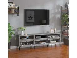 Móvel De Tv| Móvel de TV 150x30x44,5 cm derivados de madeira sonoma PT358111 Cinzento