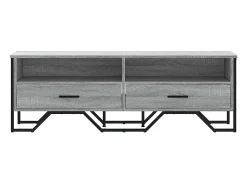 Móvel De Tv| Móvel de TV 122x34x41 cm derivados de madeira sonoma PT654666 Cinzento