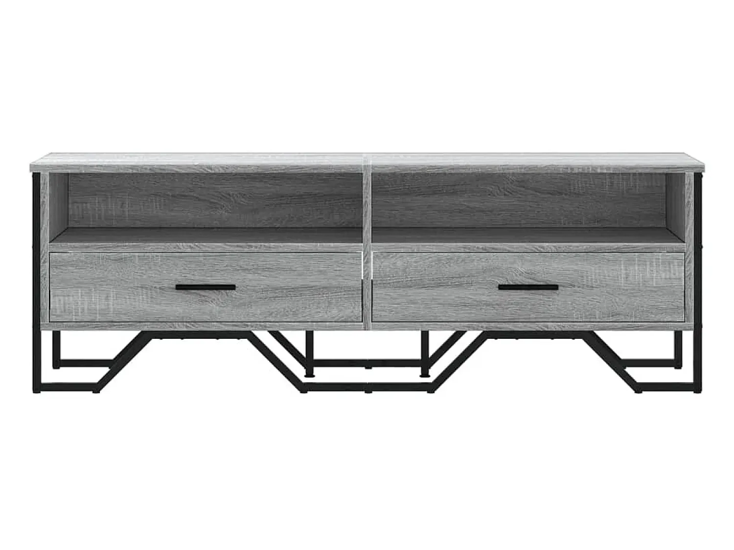 Móvel De Tv| Móvel de TV 122x34x41 cm derivados de madeira sonoma PT654666 Cinzento