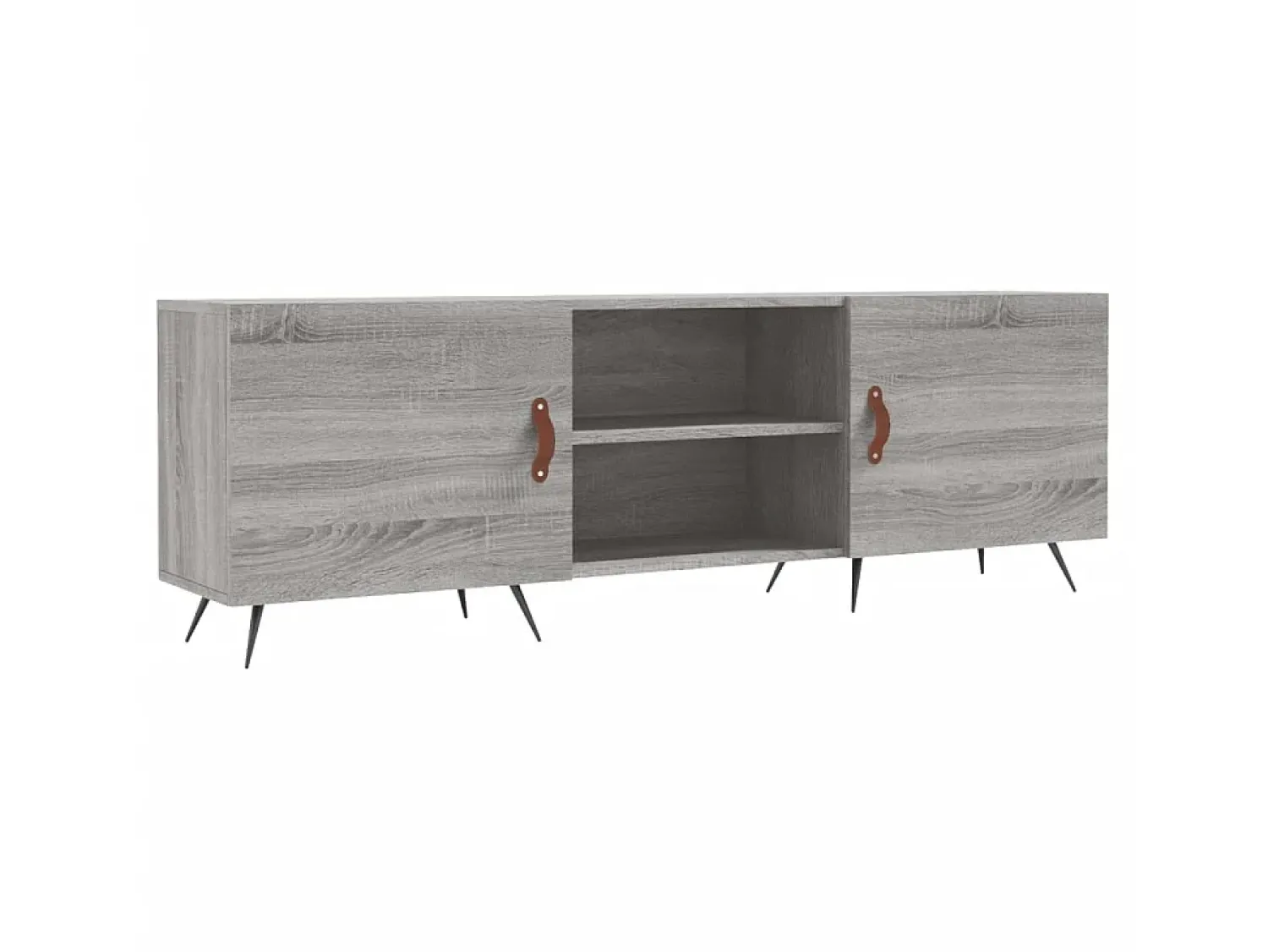 Móvel De Tv| Móvel de TV 150x30x50 cm derivados de madeira sonoma PT310089 Cinzento