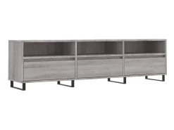 Móvel De Tv| Móvel de TV 150x30x44,5 cm derivados de madeira sonoma PT686285 Cinzento