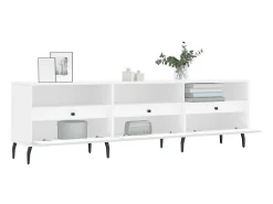 Móvel De Tv* Móvel de TV 150x30x44,5 cm derivados de madeira PT338940 Branco