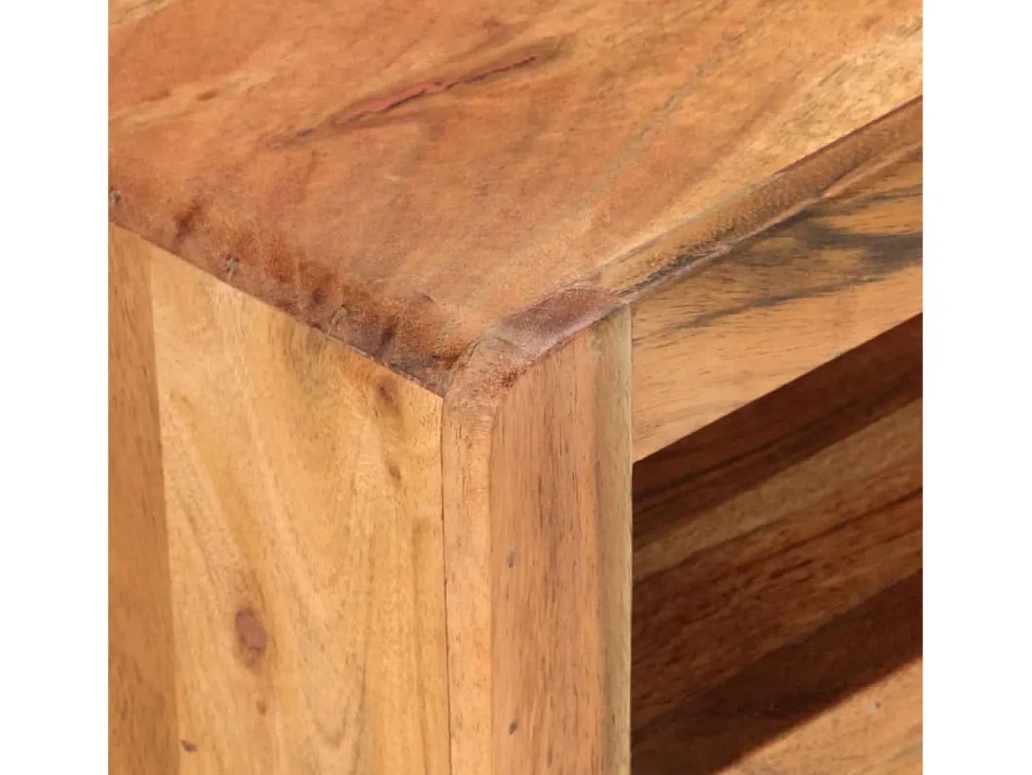 Móvel De Tv* Móvel de TV 110x30x40 cm madeira de acácia maciça PT796688 Castanho