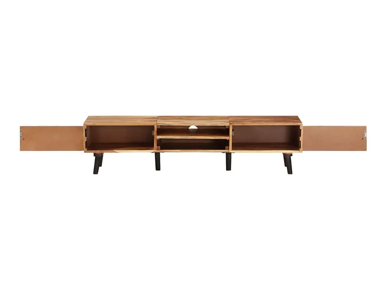Móvel De Tv* Móvel de TV 145x35x35 cm madeira de acácia maciça PT880441 Castanho