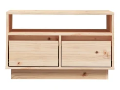 Móvel De Tv* Móvel de TV 60x35x37 cm madeira de pinho maciça PT648614 Castanho