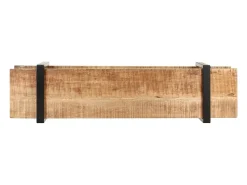 Online Móvel de TV 160x40x40 cm madeira de mangueira áspera maciça PT451112 Castanho