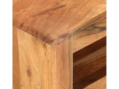 Móvel De Tv*vidaxl Móvel de TV 110x30x40 cm madeira de acácia maciça Castanho