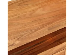 Móvel De Tv*vidaxl Móvel de TV 110x30x40 cm madeira de acácia maciça Castanho