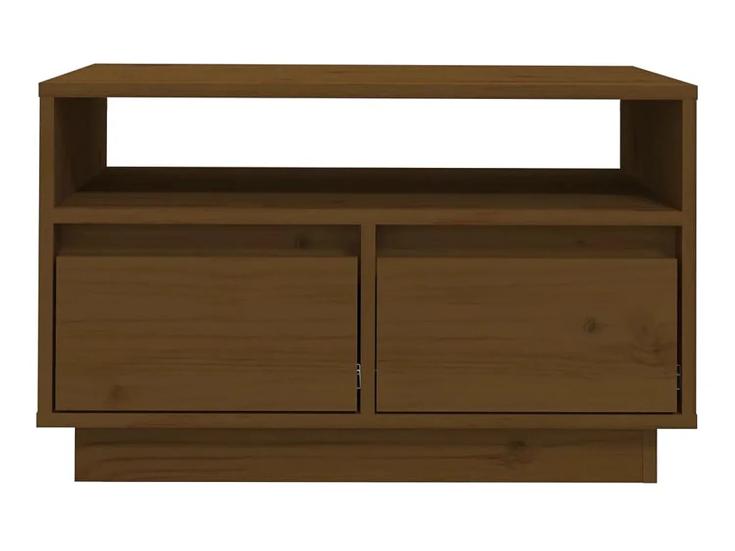 Móvel De Tv* Móvel de TV 60x35x37 cm madeira de pinho maciça mel PT162995 Castanho
