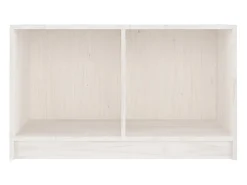 Móvel De Tv|vidaxl Móvel de TV 70x33x42 cm madeira de pinho maciça Branco