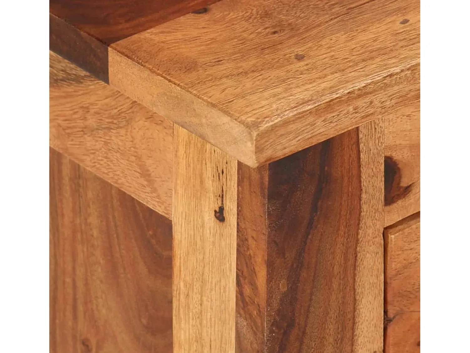 Móvel De Tv*vidaxl Móvel de TV 110x30x40 cm madeira maciça Castanho