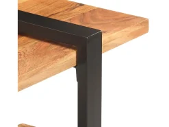 Discount Móvel de TV 130x40x40 cm madeira de acácia maciça PT484164 Castanho