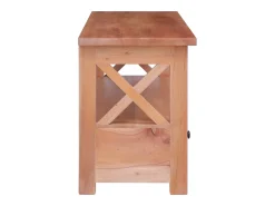 Móvel De Tv* Móvel de TV 120x30x40 cm madeira de mogno maciça PT735664 Castanho