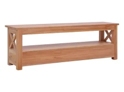 Móvel De Tv* Móvel de TV 120x30x40 cm madeira de mogno maciça PT735664 Castanho