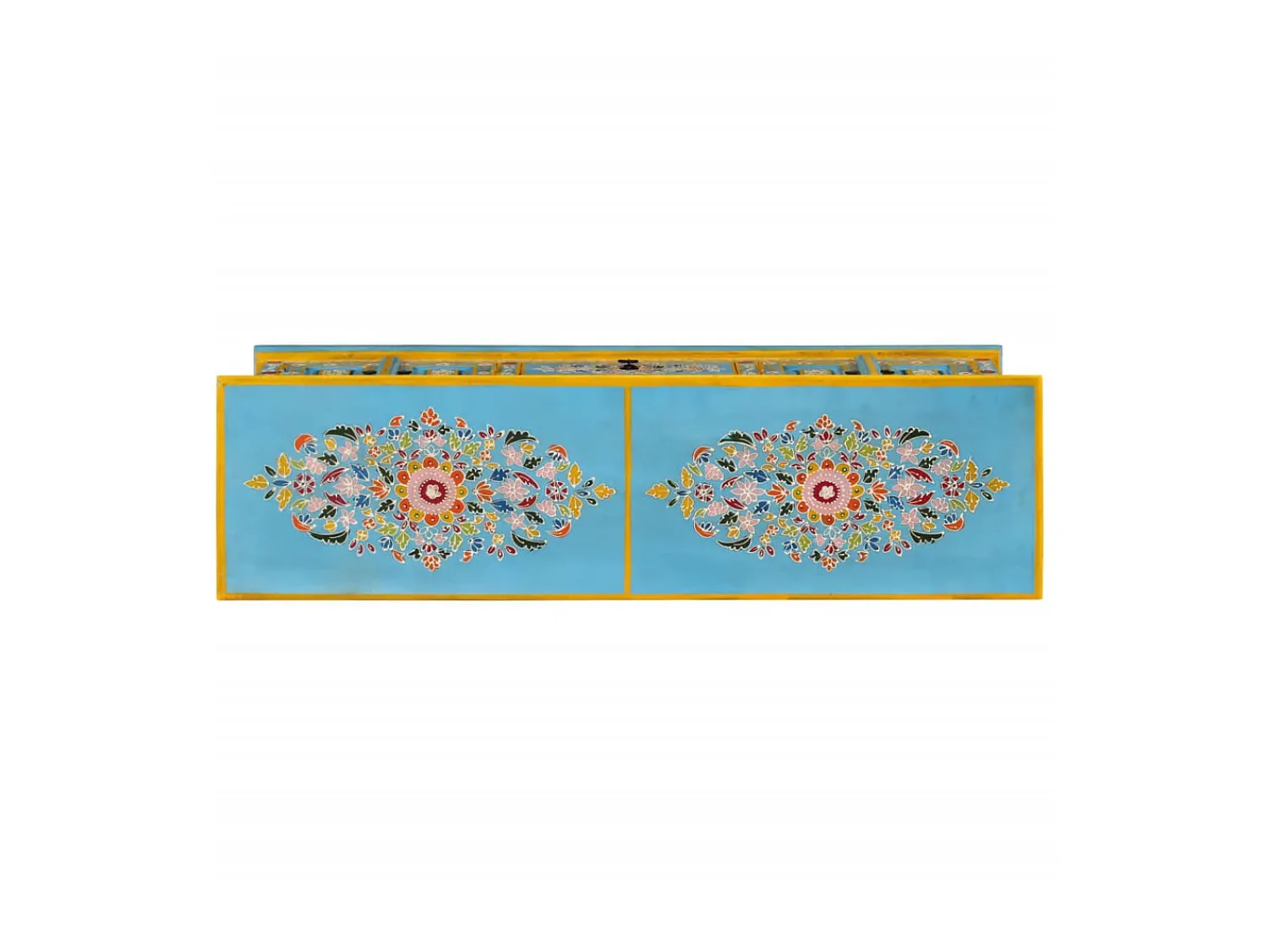 Sale Móvel de TV 110x30x40 cm madeira de mangueira maciça PT946059 Azul