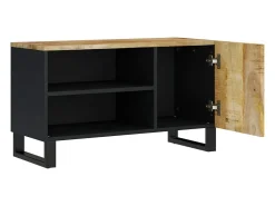 Móvel De Tv*vidaxl Móvel de TV 80x33x46 cm mangueira maciça/derivados madeira Castanho