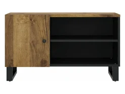 Móvel De Tv* Móvel de TV 80x33x46 cm mangueira maciça/derivados madeira PT964792 Castanho
