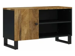 Móvel De Tv* Móvel de TV 80x33x46 cm mangueira maciça/derivados madeira PT964792 Castanho