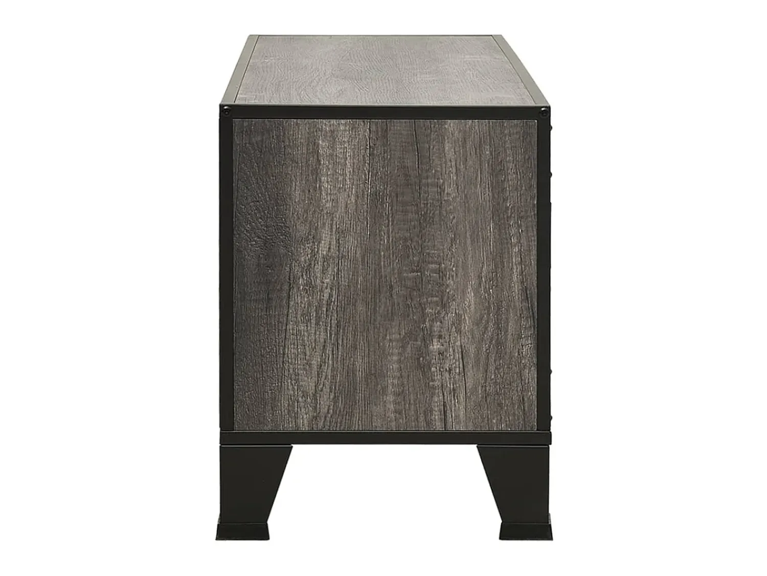 Móvel De Tv| Móvel de TV 105x36x47 cm metal e MDF PT276248 Cinzento