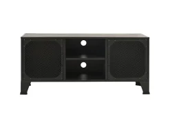 Móvel De Tv| Móvel de TV 105x36x47 cm metal e MDF PT276248 Cinzento