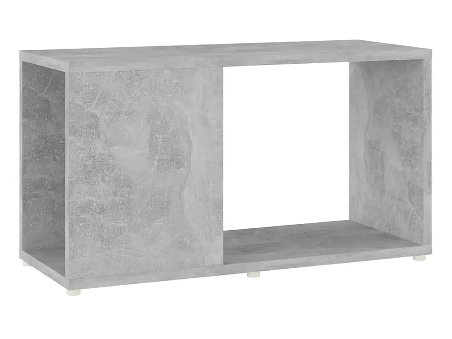 Móvel De Tv| Móvel de TV 60x24x32cm derivados de madeira cimento PT912879 Cinzento