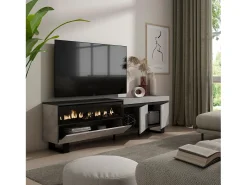 Móvel De Tv*Skraut Home Móvel de TV, 200x35x57cm, Para televisores até 80