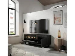 Skraut Home Móvel de TV, 150x35x57cm, Para televisores até 65