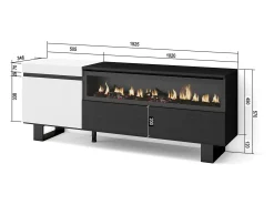 Móvel De Tv*Skraut Home Móvel de TV, 150x35x57cm, Para televisores até 65