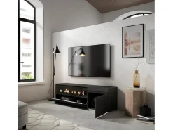 Skraut Home Móvel de TV, 150x35x45cm, Para televisores até 65