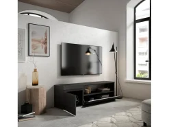 Skraut Home Móvel de TV, 150x35x45cm, Para televisores até 65