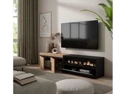 Móvel De Tv|Skraut Home Móvel de TV, 200x35x45cm, Para televisores até 80