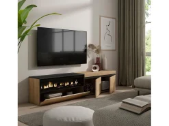 Móvel De Tv|Skraut Home Móvel de TV, 200x35x45cm, Para televisores até 80