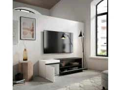 Skraut Home Móvel de TV, 150x35x45cm, Para televisores até 65