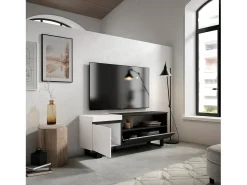 Outlet Skraut Home Móvel de TV, 150x35x57cm, Para televisores até 65