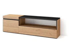 Skraut Home Móvel de TV, 150x35x45cm, Para televisores até 65