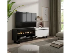 New Skraut Home Móvel de TV, 200x35x57cm, Para televisores até 80
