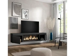 Skraut Home Móvel de TV, 208x35x45cm, Para televisores até 80