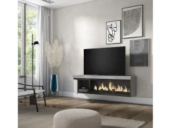 Móvel De Tv*Skraut Home Móvel de TV, 158x35x45cm, Para televisores até 65