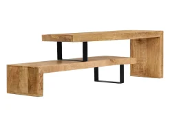 Móvel De Tv*Mobikasa Móvel de TV/aparador de design prático feito de madeira maciça de mangueira 2502132 Castanho