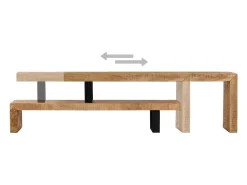 Móvel De Tv*Mobikasa Móvel de TV/aparador de design prático feito de madeira maciça de mangueira 2502132 Castanho
