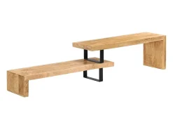 Móvel De Tv*Mobikasa Móvel de TV/aparador de design prático feito de madeira maciça de mangueira 2502132 Castanho
