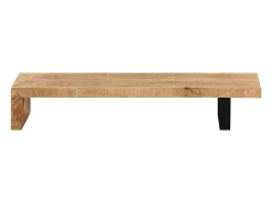 Móvel De Tv*Mobikasa Móvel de TV/aparador de design prático feito de madeira maciça de mangueira 2502132 Castanho