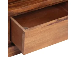 Móvel De Tv|Mobikasa Móvel de TV/aparador de design prático 120 cm madeira maciça de sheesham 2502062 Castanho