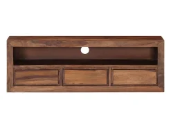 Móvel De Tv|Mobikasa Móvel de TV/aparador de design prático 120 cm madeira maciça de sheesham 2502062 Castanho
