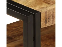 Clearance Helloshop26 Móvel de TV/aparador de design prático 120 cm madeira maciça de mangueira 2502063 Castanho